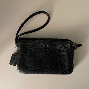 Coach Double Zip Corner Wristlet